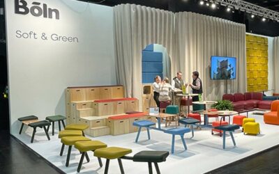 Orgatec 2024 – BOLN : Mobilier de collectivité écologique et ludique